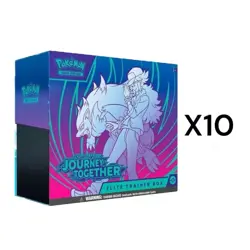 Pokemon Journey Together Elite Trainer Box CASE 10 ETB Factory Sealed Ships 3/28 - Image 1