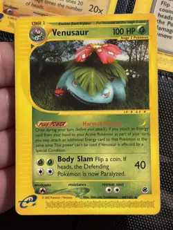 Venusaur 68/165 Set Expedition Rare Card Pokemon English Good Played - Image 1