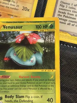 Venusaur 68/165 Set Expedition Rare Card Pokemon English Good Played - Image 4