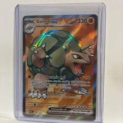 Golem ex 189/165 Scarlet & Violet 151 Full Art Ultra Rare Holo Pokemon Card NM - Image 2