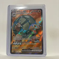 Golem ex 189/165 Scarlet & Violet 151 Full Art Ultra Rare Holo Pokemon Card NM - Image 3