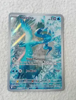 Pokemon TCG Articuno Illustration Rare Card 161/159 Journey Together NM - Image 1