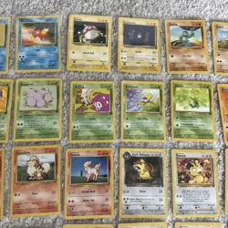 Pokemon TCG Bundle Joblot Vintage 63 Cards No Duplicates Base Set Jungle Rocket - Image 3