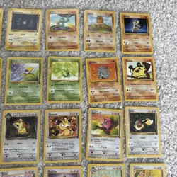 Pokemon TCG Bundle Joblot Vintage 63 Cards No Duplicates Base Set Jungle Rocket - Image 4
