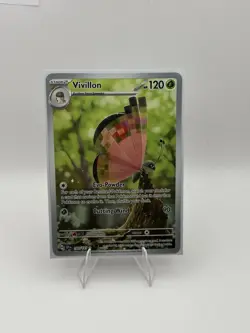 Vivillon 193/191 Illustration Rare Surging Sparks Near Mint Pokemon Card - Image 1