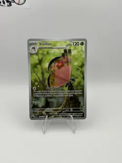 Vivillon 193/191 Illustration Rare Surging Sparks Near Mint Pokemon Card - Image 5