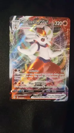 Cinderace Vmax 19/72 Shining Fates Full Art Pokemon Card! NM/M - Image 1