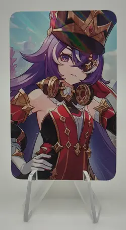 Carte Genshin Impact Chevreuse Anime Manga Holo Foil Card Waifu Sexy Girl Prism - Image 1