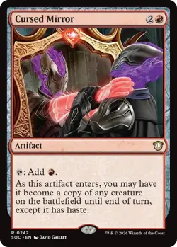 4x FOUR x4 Cursed Mirror - Commander: Secrets of Strixhaven (SOC) - Image 1