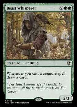Beast Whisperer - 166 - NM - Commander: Murders at Karlov Manor - MTG - Image 1