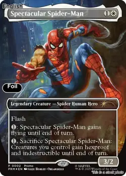 Spectacular Spider-Man (Borderless) EN [MEDIA - 2] - NM [Foil] TCG MTG - Image 1