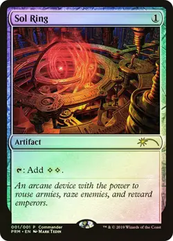 MTG FOIL Sol Ring (MagicFest) (Commander) - Promo #001 - Image 1