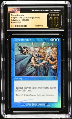 TIME STRETCH Odyssey Foil Rare CGC Pristine 10 MTG [Nostalgium] - Image 1
