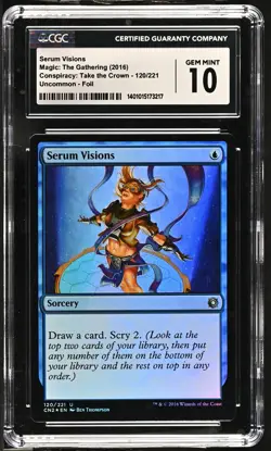 SERUM VISIONS Conspiracy Take the Crown Foil CGC 10 Gem Mint MTG [Nostalgium] - Image 1