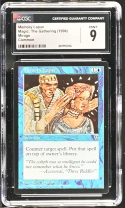 MEMORY LAPSE Mirage CGC 9 MTG [Nostalgium] - Image 1