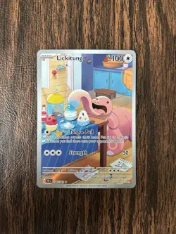 2024 Pokemon SV Temporal Forces Lickitung #180/162 - Image 1