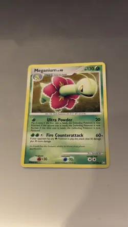 Meganium 13/123 Mysterious Treasures Holo Rare Pokemon Card LP +PREV EVOLUTIONS - Image 1