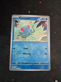 Tentacool 072/165 Common 151 Pokemon Reverse Holo NM - Image 1