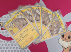 Pokemon Pikachu At The Museum x Natural History London Jumbo Card - Sealed x5 - Image 1