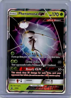 Pheromosa GX SM66 - Pokemon Sun & Moon Promo Ultra Rare Card NM - Image 1