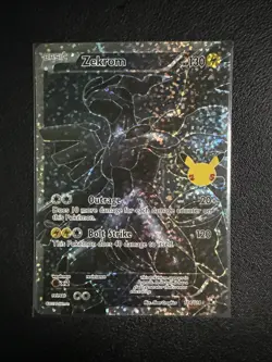 Pokemon TCG Zekrom Celebrations Classic Collection Holo Ultra Rare Card 114/114 - Image 1