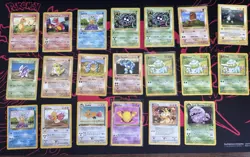Pokemon WOTC Card Lot English Holo/Regular incl. Shadowless and First Edition - Image 1