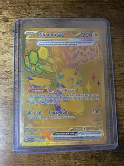 Pokemon Card Pikachu EX PRE 179/131 - Image 1
