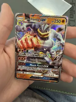 The Pokemon Company Machamp GX 64/147 SM Burning Shadows Holo Ultra Rare ENG - Image 2