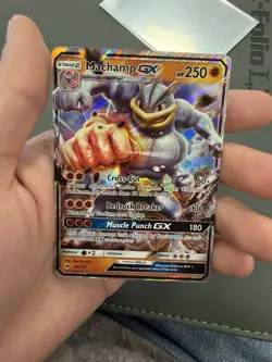 The Pokemon Company Machamp GX 64/147 SM Burning Shadows Holo Ultra Rare ENG - Image 3