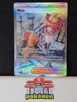 Mela 254/182 Sv04: Paradox Rift Holo Special Illustration Rare Pokemon TCG NM - Image 1