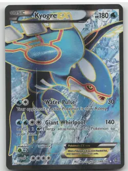 2015 XY Primal Clash Kyogre EX Holo Rare #148/160 - Image 1