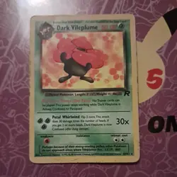 Dark Vileplume 30/82 Team Rocket: Non Holo Rare. Pokemon - Image 1