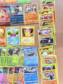 450 Pokemon TCG Card Lot 300 Bulk+100 Reverse Holos/Rare + 4 EX Modern No energy - Image 5