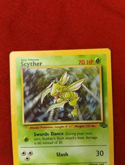 1999 Pokemon Scyther 26/64 Jungle LP - Image 2
