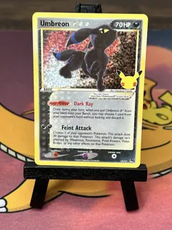 Pokemon TCG Umbreon Gold Star 17/17 Celebrations Classic Collection Holo MINT - Image 1