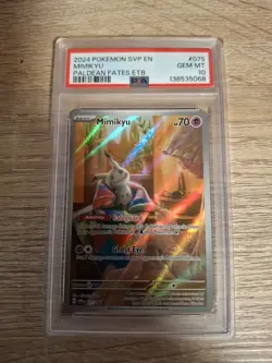 Pokemon SVP En SV Black Star Promo Mimikyu 075 PSA 10 NEW CERT! GEM MINT - Image 1
