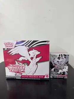Pokemon White Flare Elite Trainer Box ETB & Booster Bundle Lot - Image 1