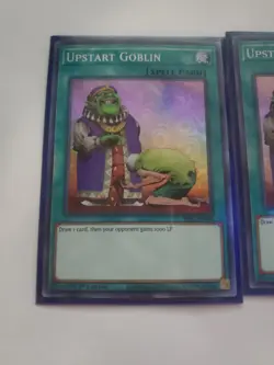 Yu-Gi-Oh! 3x Upstart Goblin. SESL-EN043. 1st Edition Super Rare. Near Mint. - Image 2