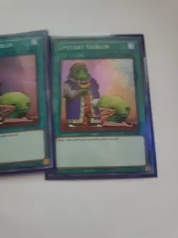 Yu-Gi-Oh! 3x Upstart Goblin. SESL-EN043. 1st Edition Super Rare. Near Mint. - Image 4