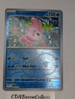Alomomola 048/198 Common Scarlet & Violet Pokemon Reverse Holo Near Mint - Image 1