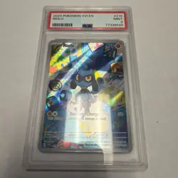 2023 Pokemon Riolu Illustration Rare #215 PSA 9 Mint - Image 1