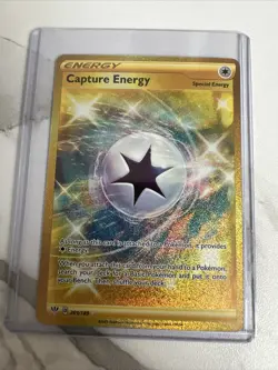 Pokemon TCG Gold Capture Energy 201/189 Darkness Ablaze Secret Rare NM - Image 1