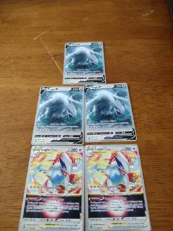 Collectable Lugia V and V Star Pokemon Cards - Image 1