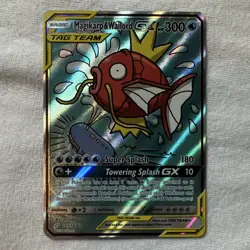 Pokemon Magikarp & Wailord GX TAG TEAM Alt Full Art Holo Sm-Team Up 161/181 - Image 1
