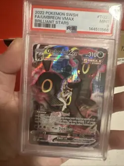 Pokemon 2022 Umbreon VMAX TG23/TG30 Full Art Brilliant Stars PSA 9 - Image 5