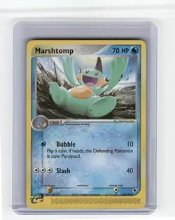 Marshtomp Ruby and Sapphire Uncommon Pokemon Near Mint or Better - Image 1