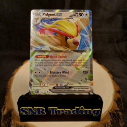 Pokemon Pidgeot ex V 4-Card Lot Paldean Fates Obsidian Flames Lost Origin Holo - Image 3