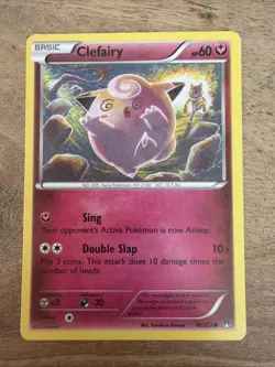 CLEFAIRY 81/122 COMMON BREAKPOINT POKEMON LP - Image 1
