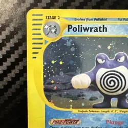 Pokemon Expedition Poliwrath 24/165 - Expedition (EX) Holo DMG - Image 2