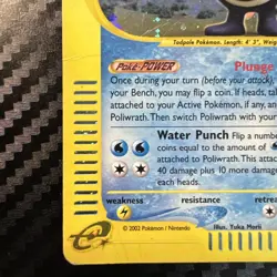 Pokemon Expedition Poliwrath 24/165 - Expedition (EX) Holo DMG - Image 4